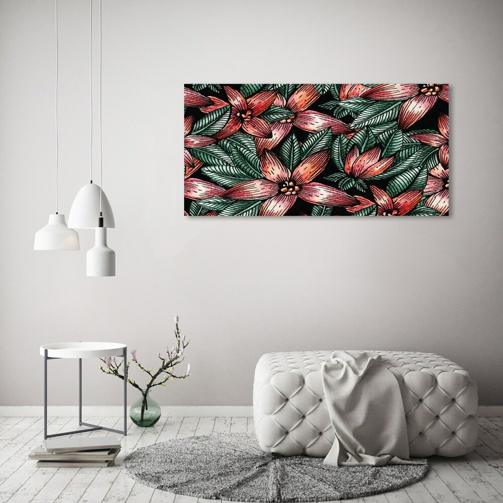 Tableau en acrylique Design floral