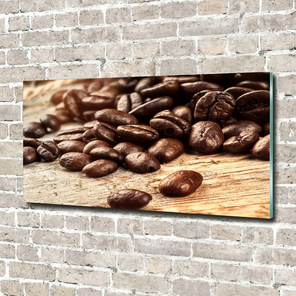 Tableau en acrylique Grains de café