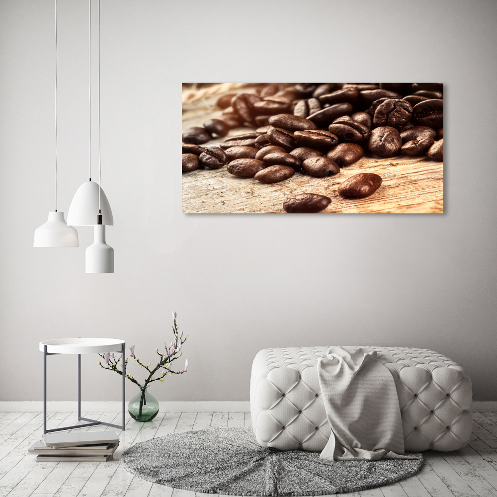 Tableau en acrylique Grains de café