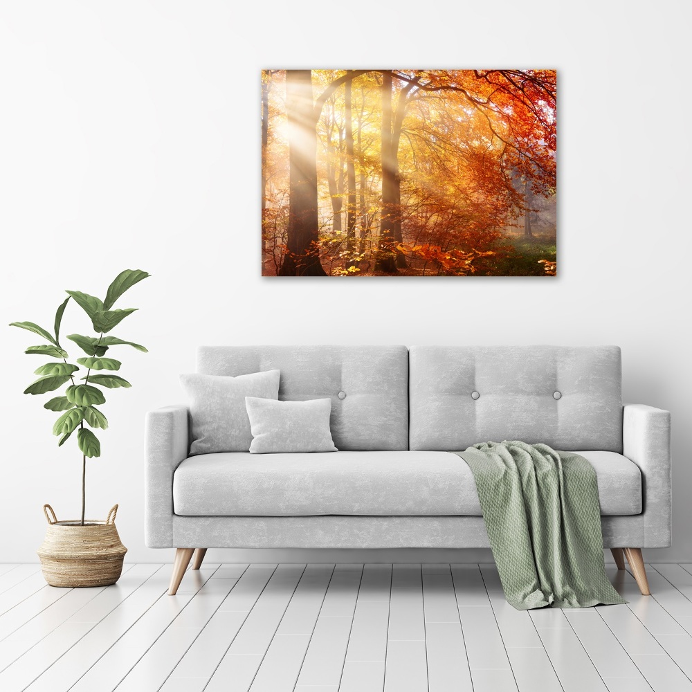 Acrylique tableau La forêt d'automne