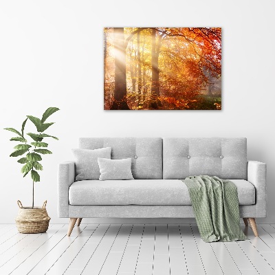 Acrylique tableau La forêt d'automne