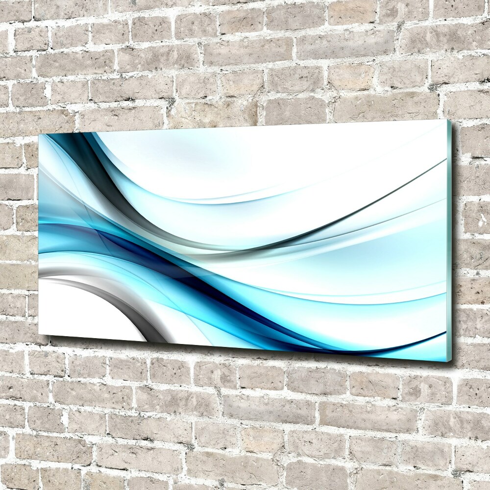 Tableau verre acrylique Vagues d'abstraction