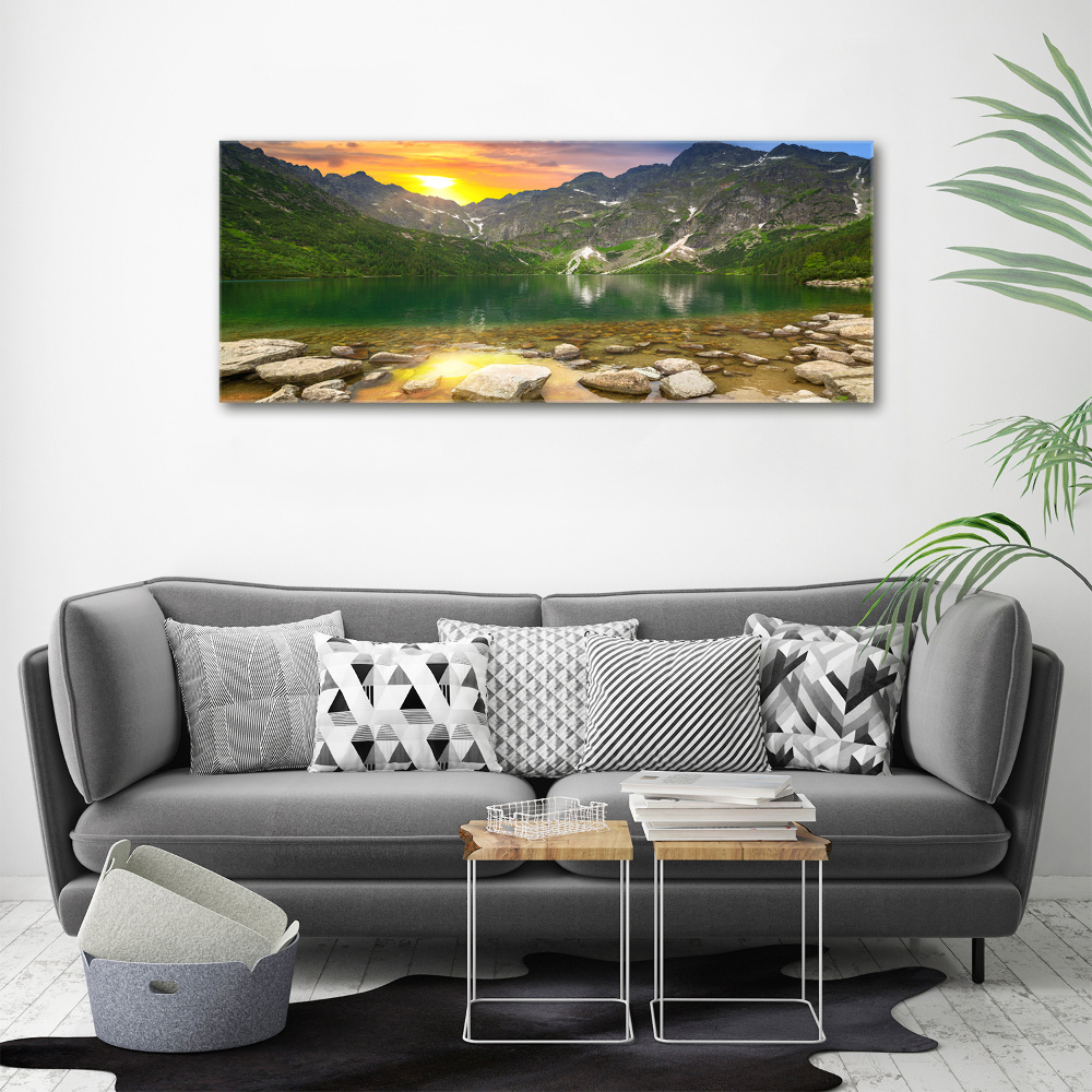 Tableau en acrylique Lac Morskie Oko Tatry