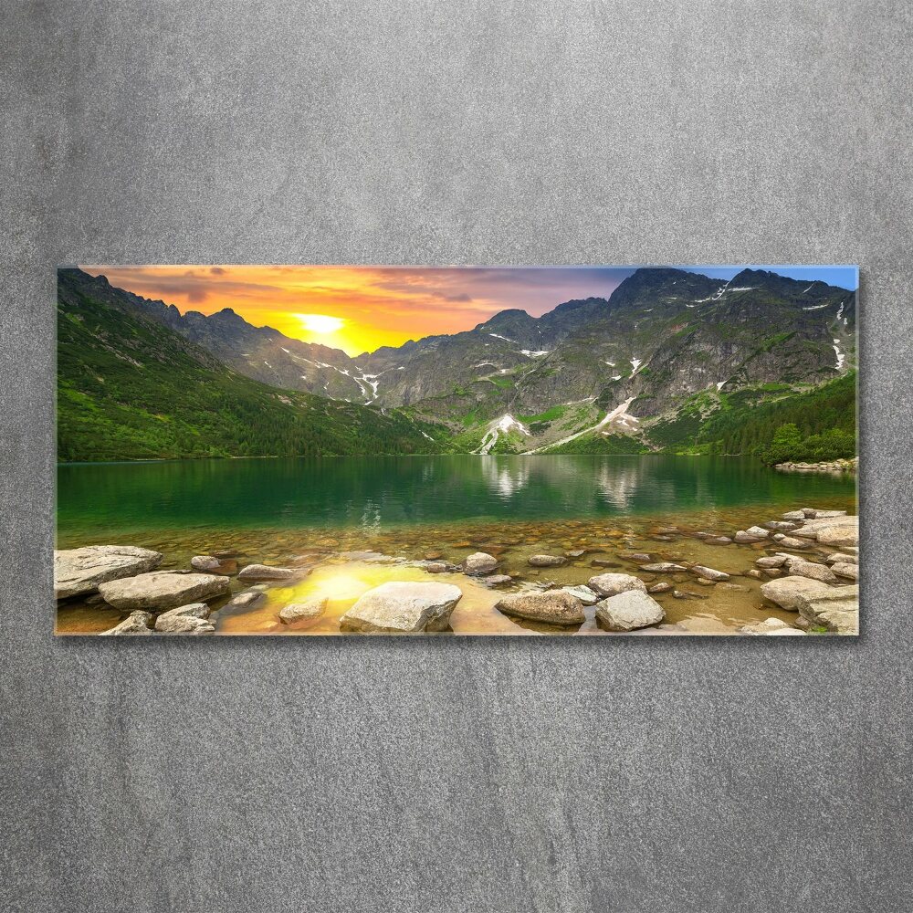 Tableau en acrylique Lac Morskie Oko Tatry