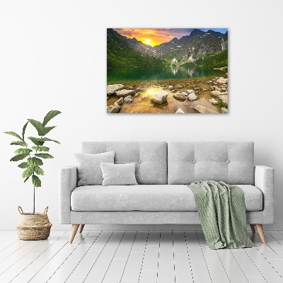 Tableau en acrylique Lac Morskie Oko Tatry