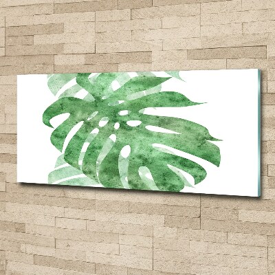 Tableau verre acrylique Monstera