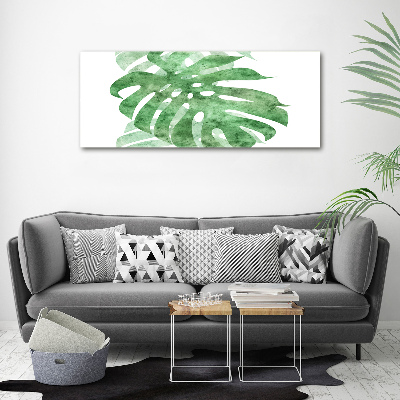 Tableau verre acrylique Monstera