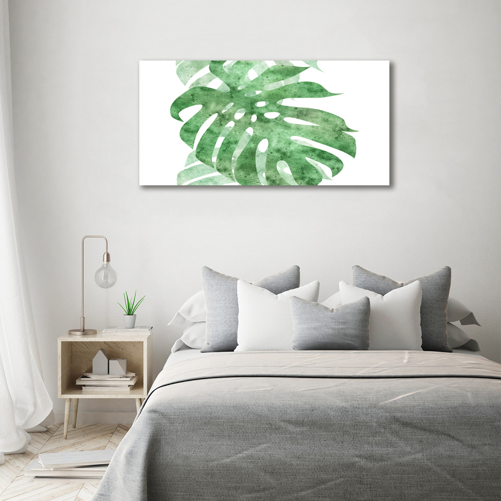 Tableau verre acrylique Monstera