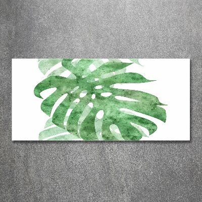 Tableau verre acrylique Monstera