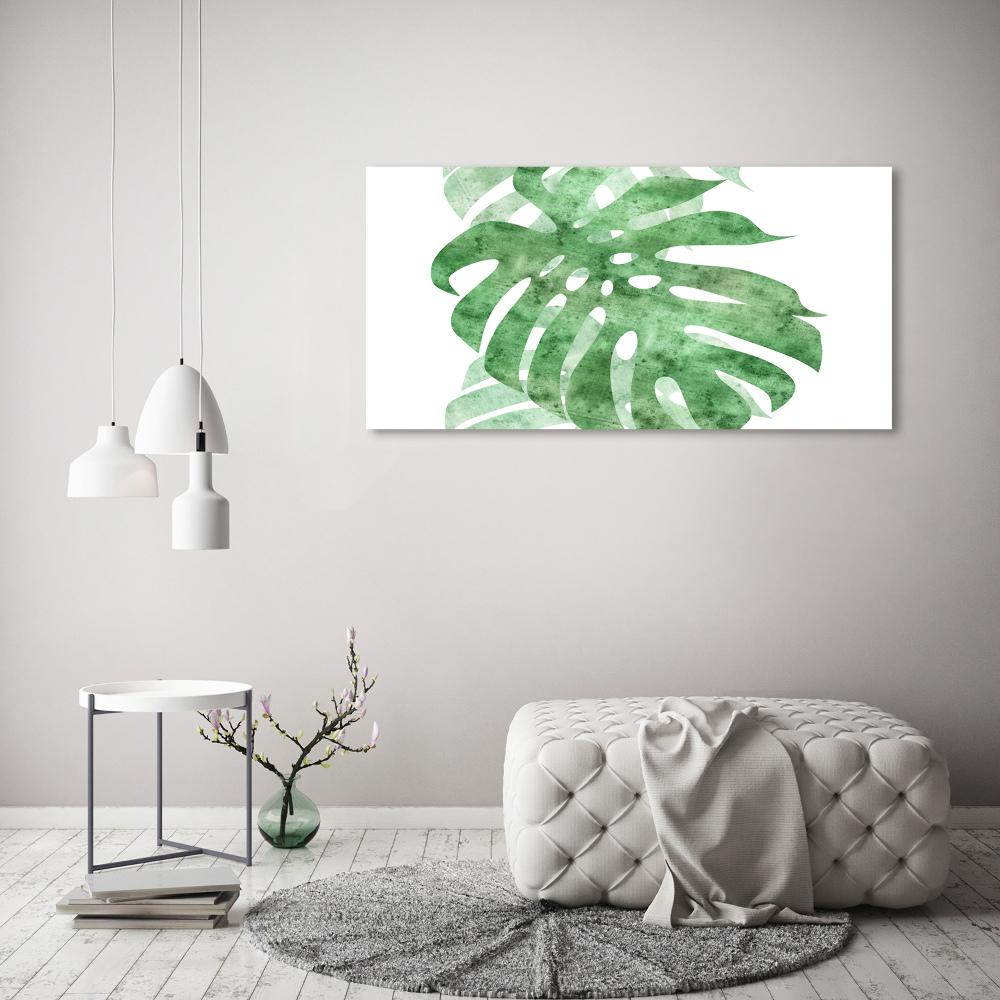 Tableau verre acrylique Monstera