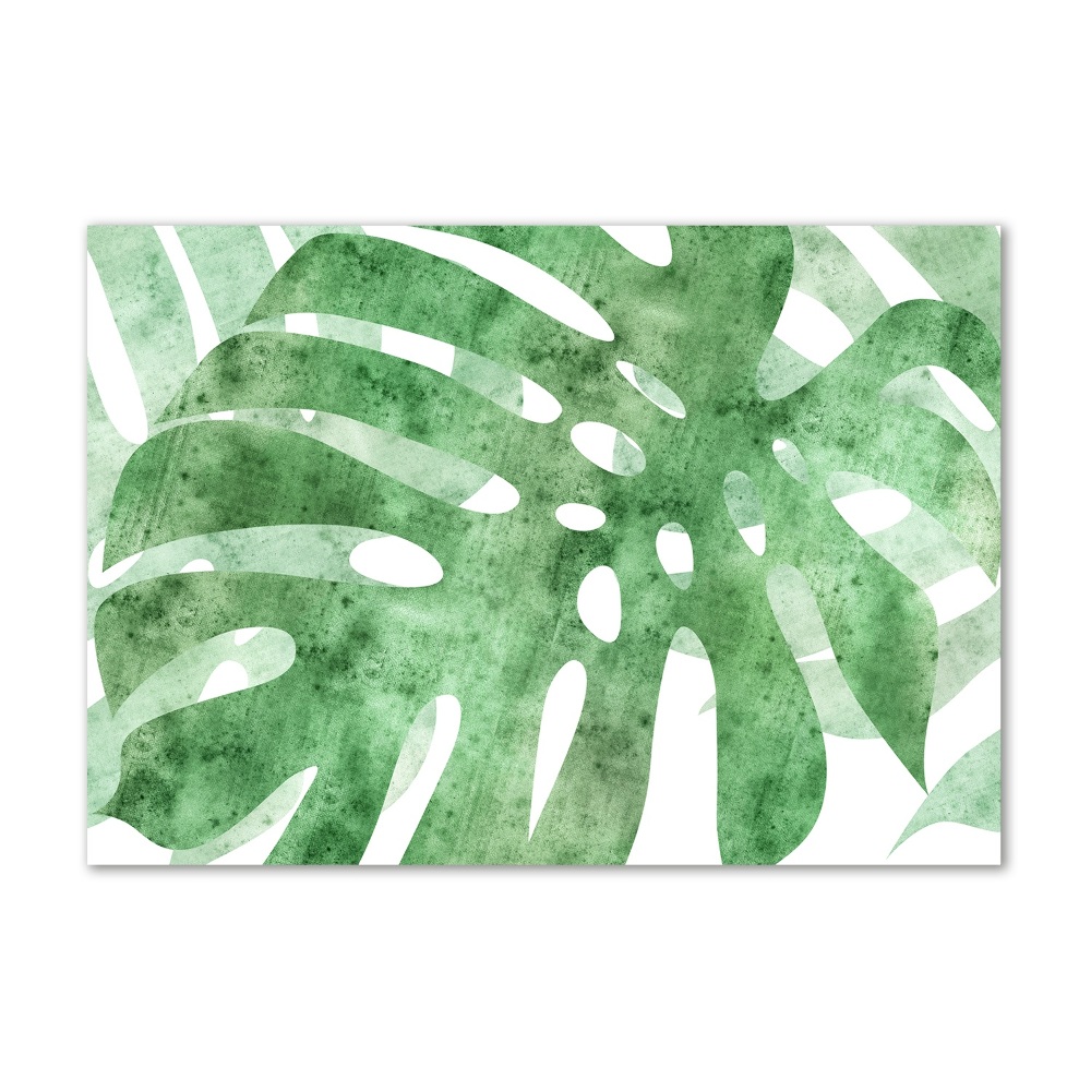 Tableau verre acrylique Monstera