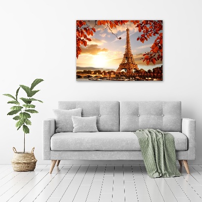 Tableau verre acrylique Tour Eiffel Paris France