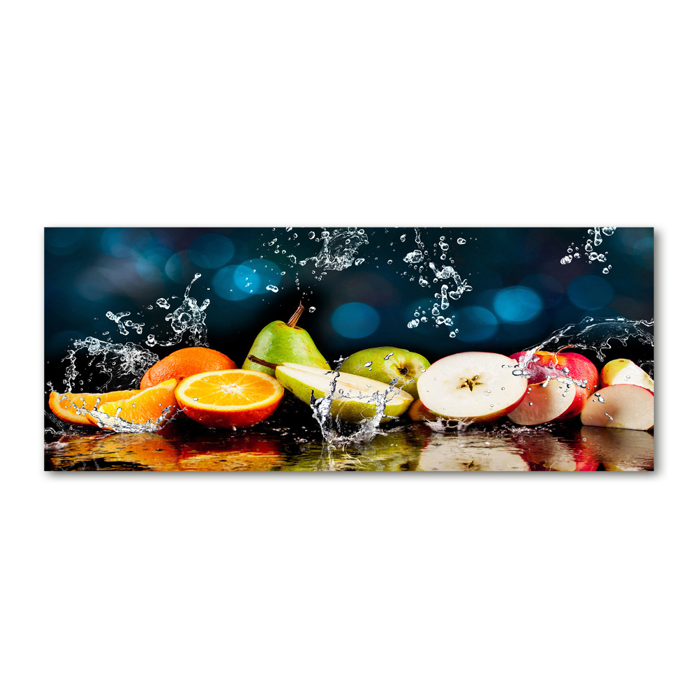 Tableau acrylique Fruits et eau