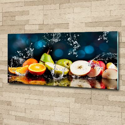 Tableau acrylique Fruits et eau