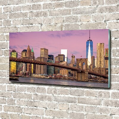 Acrylique tableau USA Manhattan