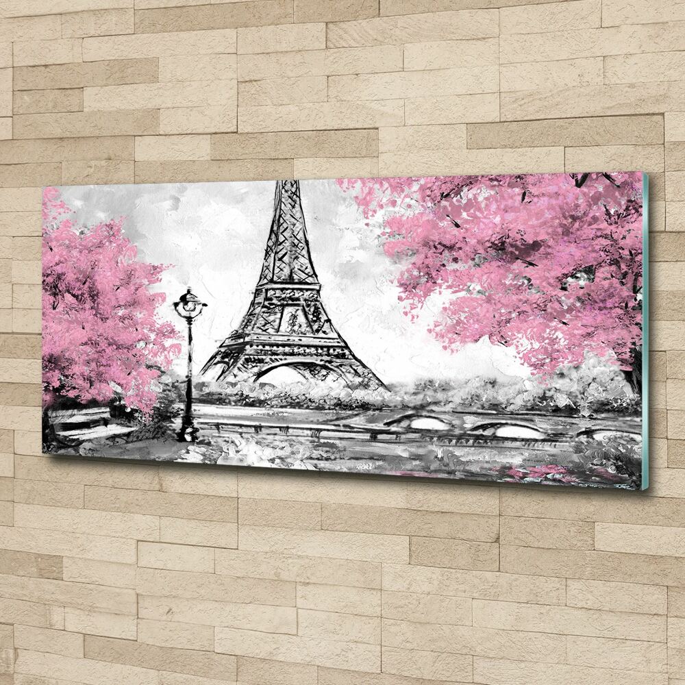 Tableau sur verre acrylique Tour Eiffel Paris France