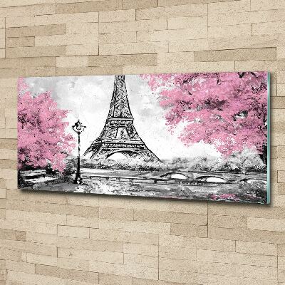 Tableau sur verre acrylique Tour Eiffel Paris France