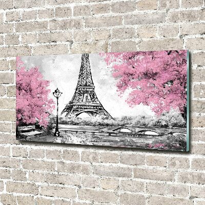 Tableau sur verre acrylique Tour Eiffel Paris France