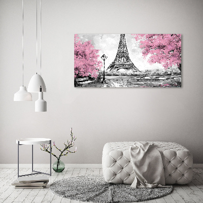 Tableau sur verre acrylique Tour Eiffel Paris France