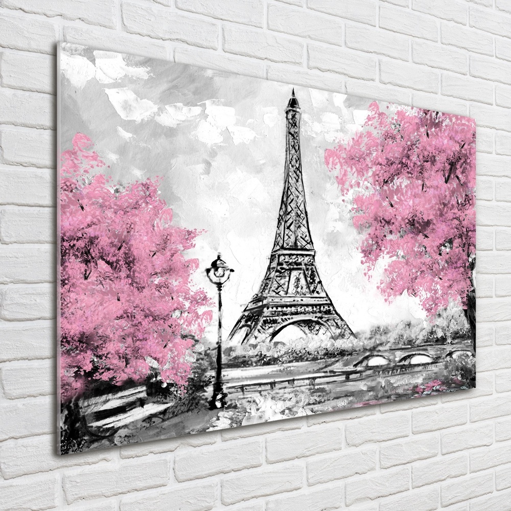 Tableau sur verre acrylique Tour Eiffel Paris France