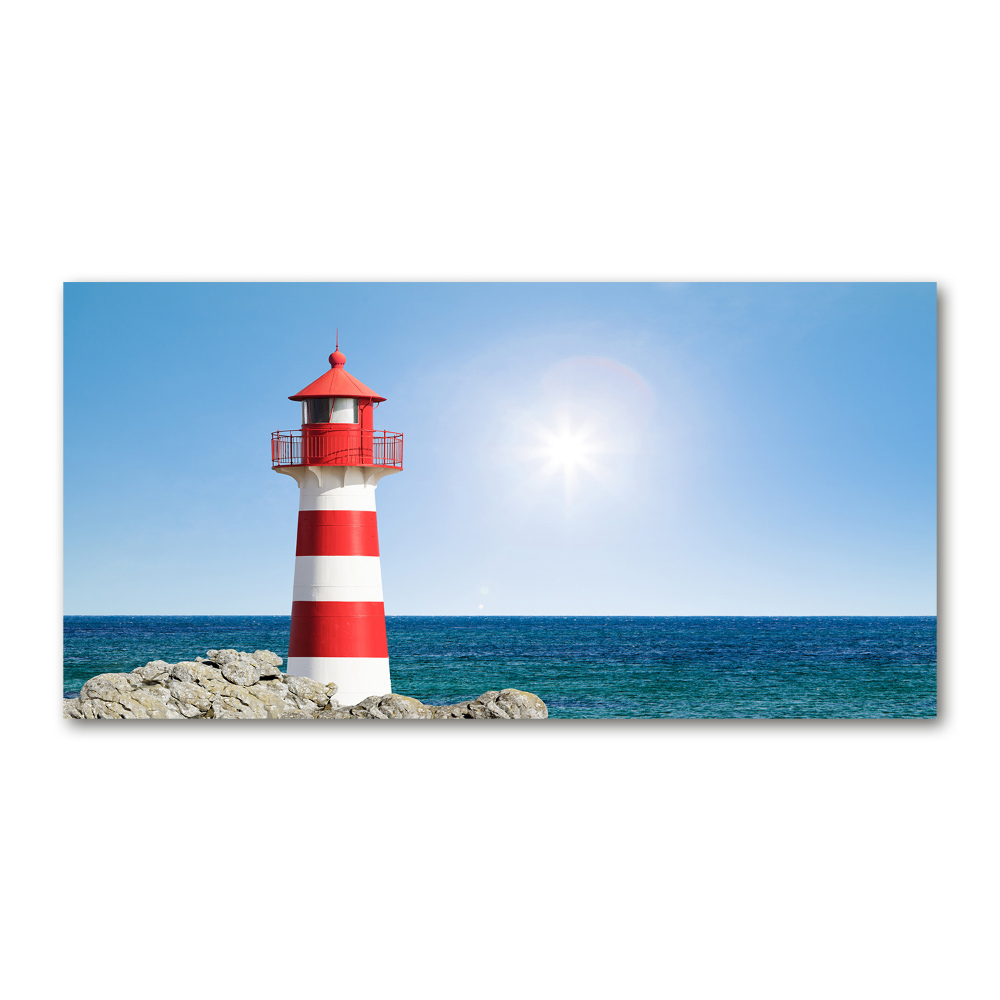 Tableau verre acrylique Phare