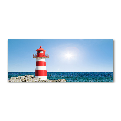 Tableau verre acrylique Phare