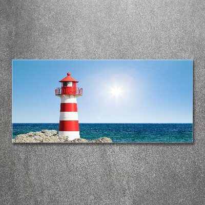 Tableau verre acrylique Phare