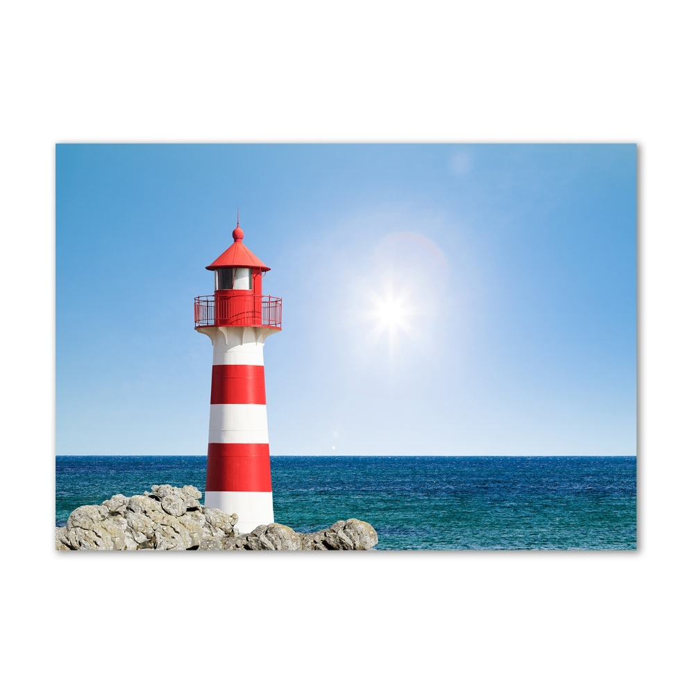 Tableau verre acrylique Phare