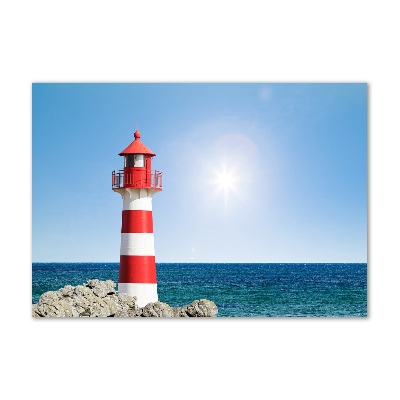 Tableau verre acrylique Phare