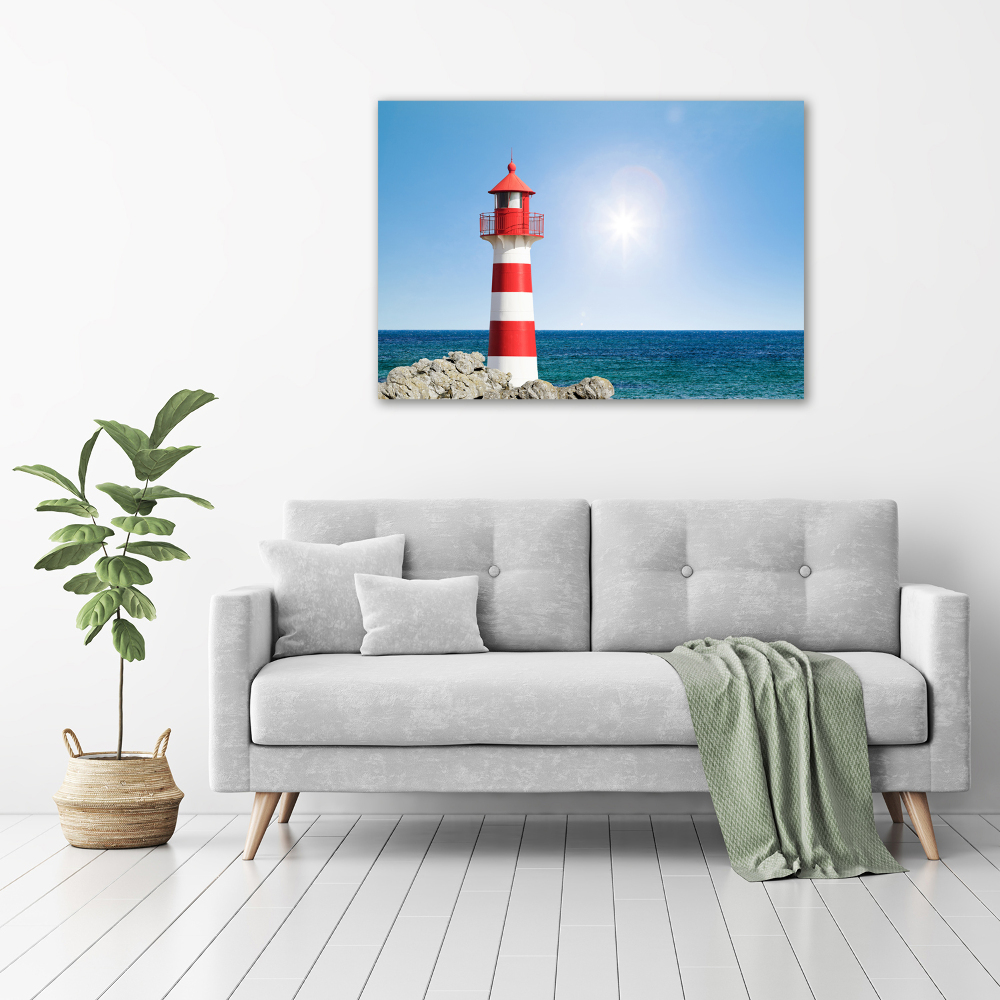 Tableau verre acrylique Phare