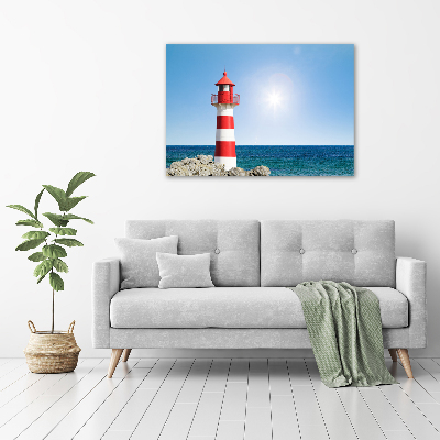 Tableau verre acrylique Phare