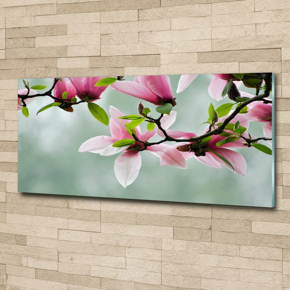 Acrylique tableau Le magnolia