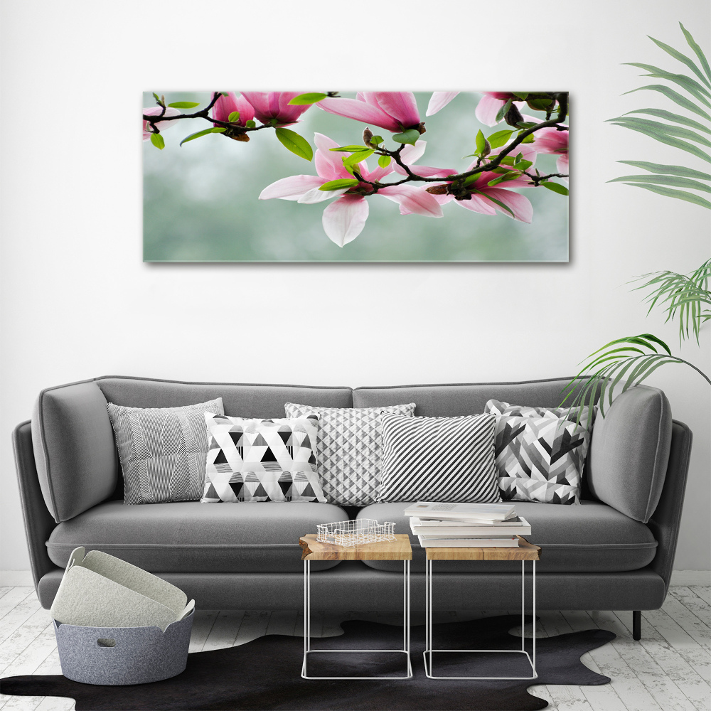 Acrylique tableau Le magnolia