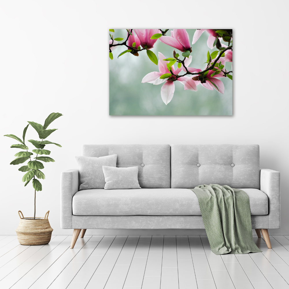 Acrylique tableau Le magnolia