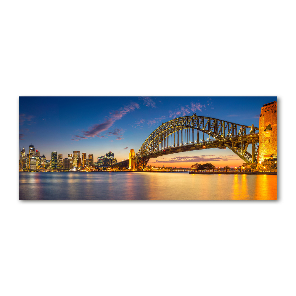 Tableau sur verre acrylique Panorama de Sydney