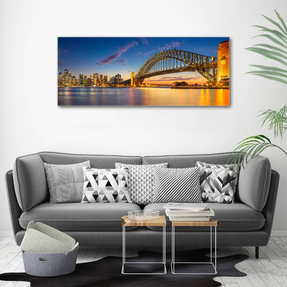 Tableau sur verre acrylique Panorama de Sydney