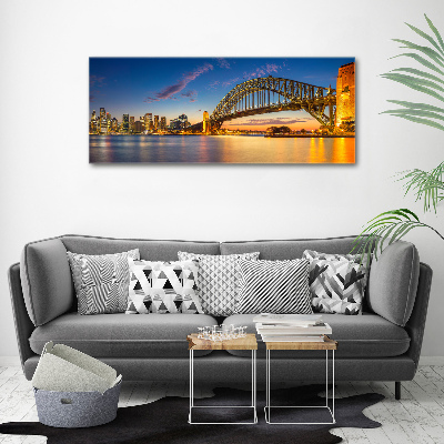 Tableau sur verre acrylique Panorama de Sydney