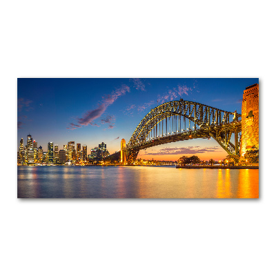 Tableau sur verre acrylique Panorama de Sydney