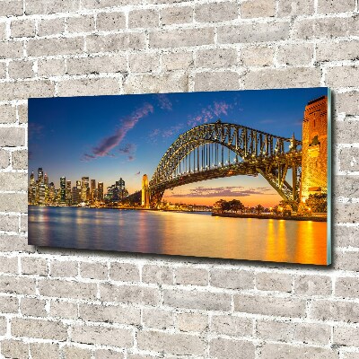 Tableau sur verre acrylique Panorama de Sydney