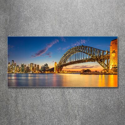 Tableau sur verre acrylique Panorama de Sydney