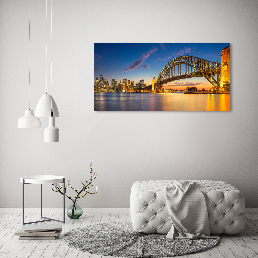 Tableau sur verre acrylique Panorama de Sydney