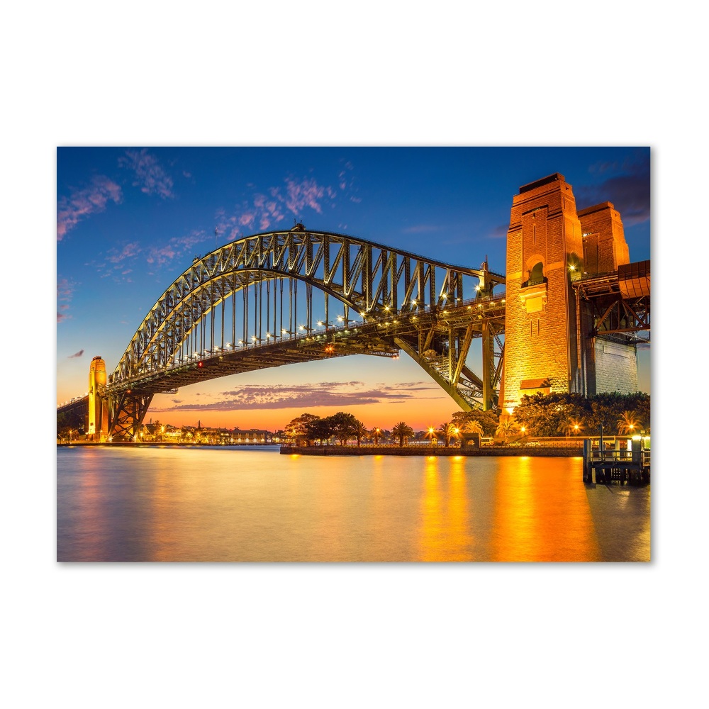 Tableau sur verre acrylique Panorama de Sydney