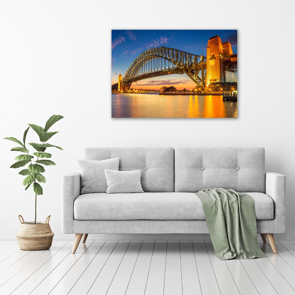 Tableau sur verre acrylique Panorama de Sydney