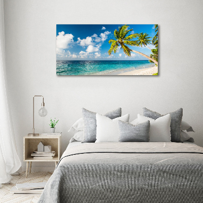 Tableau en acrylique Plage des Maldives