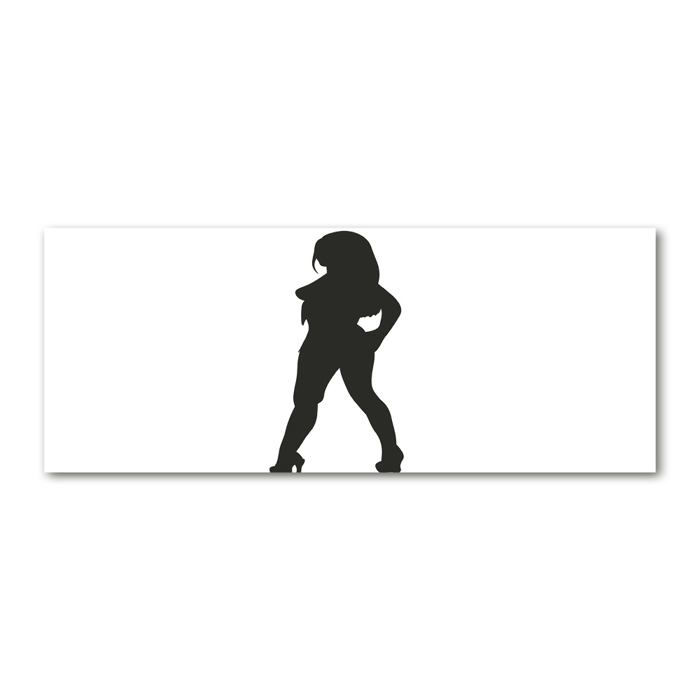 Tableau acrylique Silhouette de femme