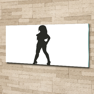 Tableau acrylique Silhouette de femme