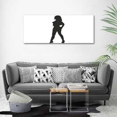 Tableau acrylique Silhouette de femme