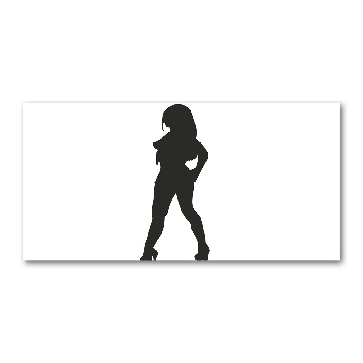 Tableau acrylique Silhouette de femme