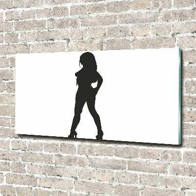 Tableau acrylique Silhouette de femme