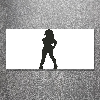 Tableau acrylique Silhouette de femme